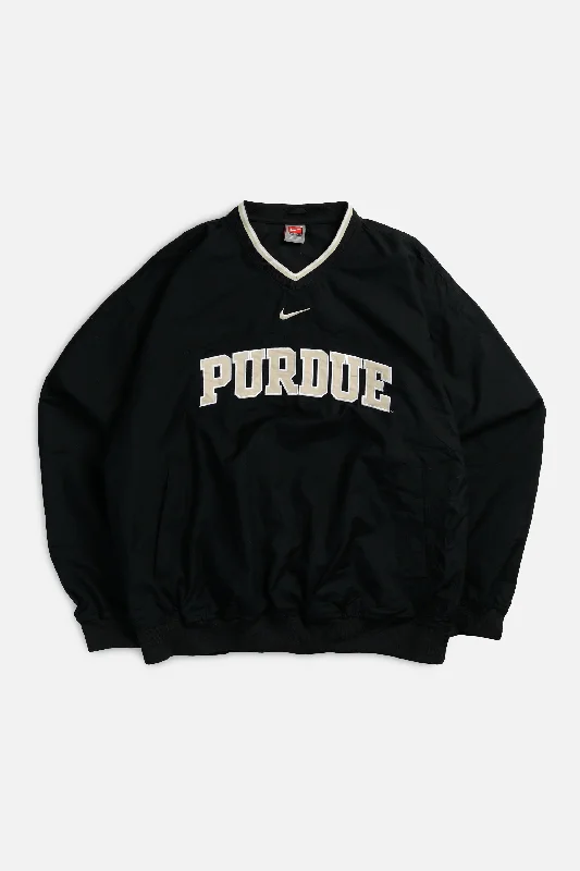 Vintage Nike Purdue Pullover Windbreaker Jacket - L