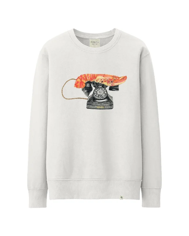 A Drawing of Dali's Lobster Telephone Ultra Heavyweight Crewneck