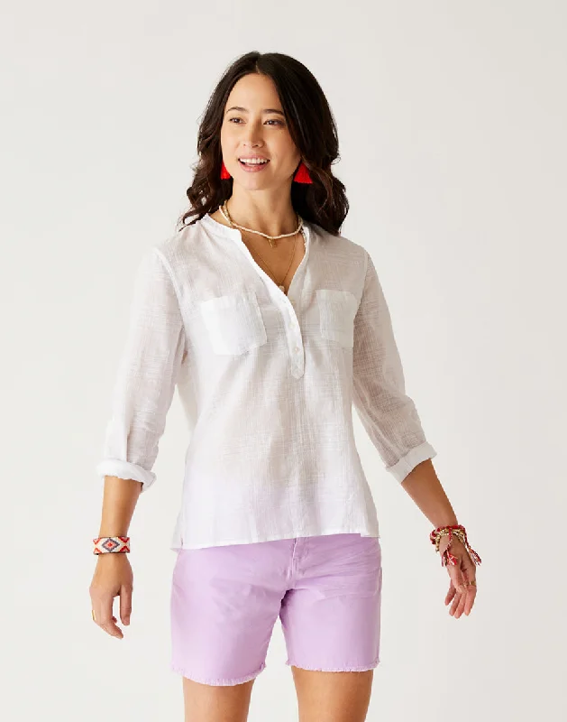 Dylan Textured Shirt: Cloud