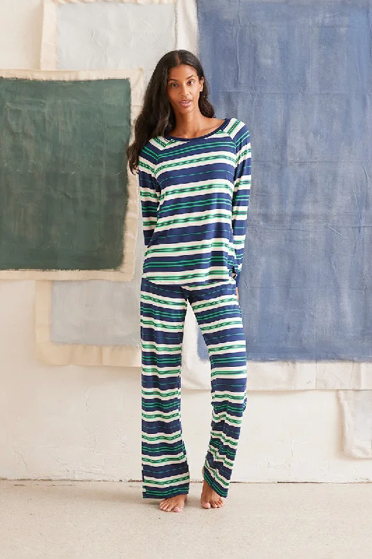 Relaxed Long Sleeve Top + Pajama Pant