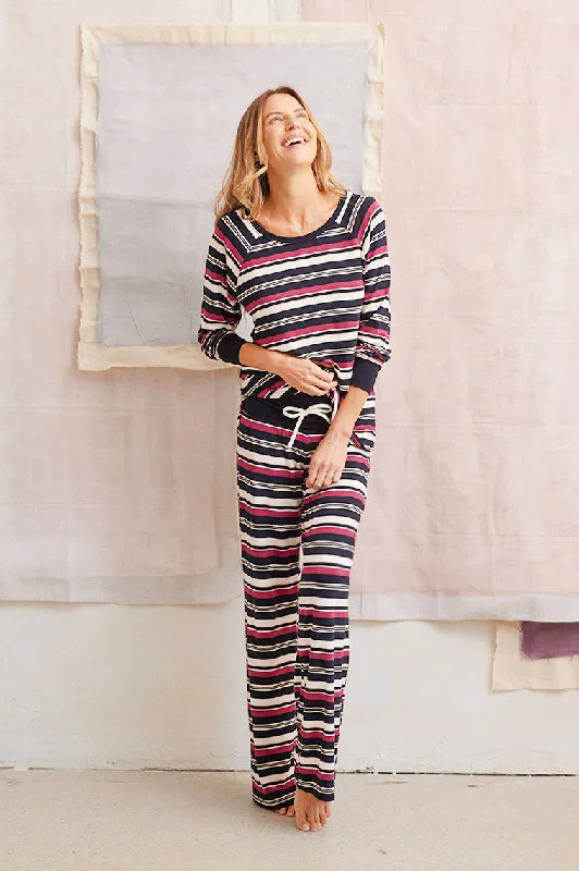 Relaxed Long Sleeve Top + Pajama Pant